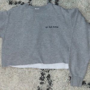 Cropped Crewneck